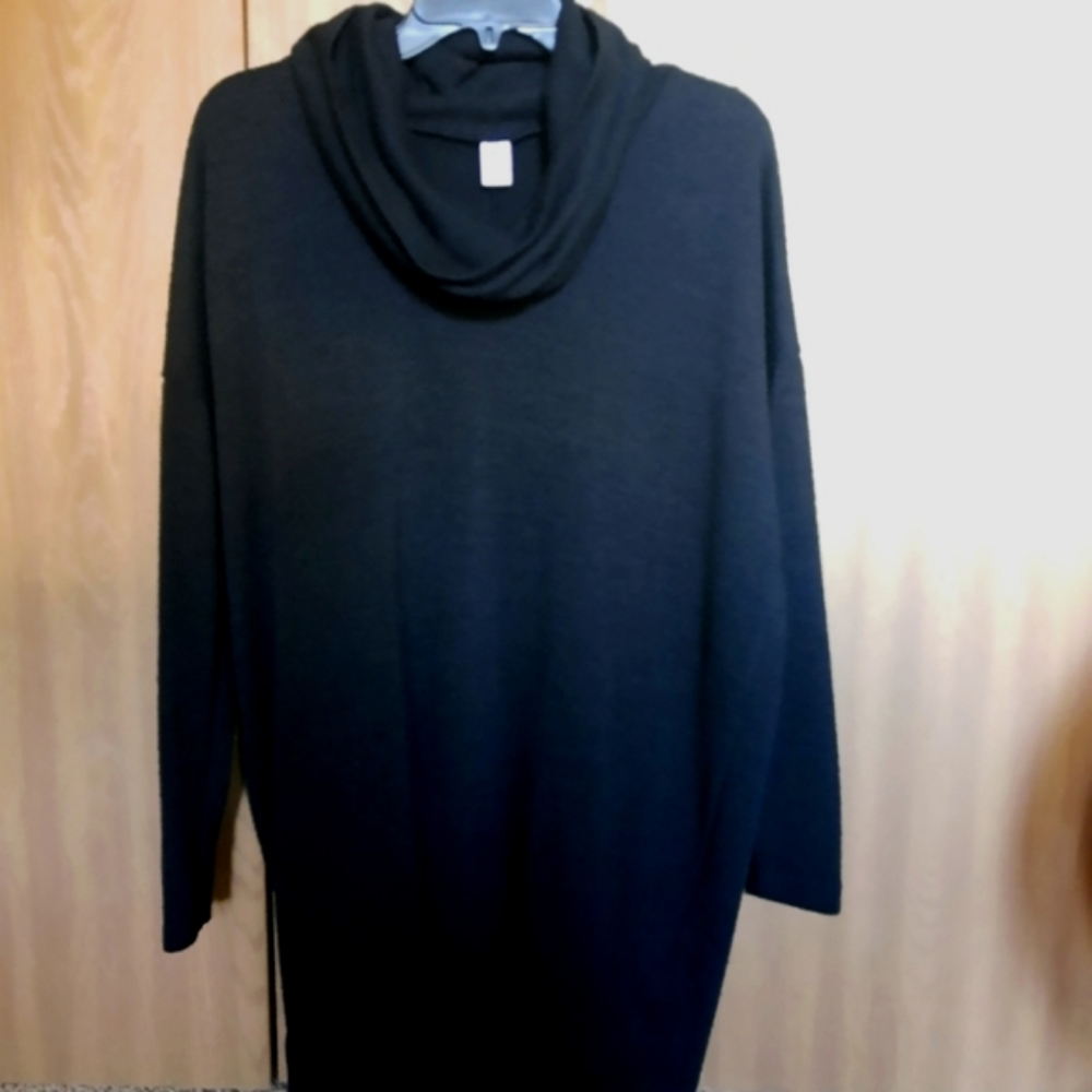 Size Medium Black Turtleneck Sweater Dress